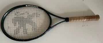 Raquette de tennis vintage de collection Donnay pour Peugeot, Enlèvement, Utilisé, Raquette, Autres marques