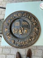 schaal metaal bord, Ophalen of Verzenden