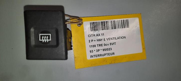 SCHAKELAAR Citroën AX (01-1986/12-1998), Auto-onderdelen, Dashboard en Schakelaars, Citroën, Gebruikt
