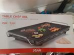 Taque électrique Table chef xxl Nova, Elektronische apparatuur, Grillplaten, Ophalen, Nieuw