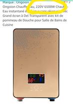 Ongoion Chauffe au, 220V 6500W Chaut Eau instantané, Doe-het-zelf en Bouw, Ophalen of Verzenden, Nieuw