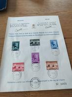 Herdenkingsblad Muziek stichting koningin Elisabeth 1940, Ophalen of Verzenden, Onbeschreven