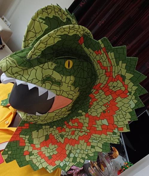 Carnaval verkleedkleren dinosauruspak 6-delig kind, Kinderen en Baby's, Carnavalskleding en Verkleedspullen, Zo goed als nieuw