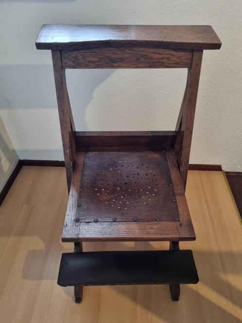 Bidstoel, Antiek en Kunst, Antiek | Meubels | Stoelen en Sofa's, Ophalen