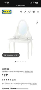 Coiffeuse ikea, Huis en Inrichting, Tafels | Kaptafels, Ophalen, Zo goed als nieuw, Glas