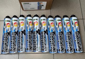 isolatieschuim PUR, 10 spuitbussen -->> KOOPJE beschikbaar voor biedingen