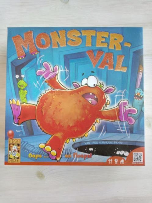 Gezelschapsspel Monsterval 6+, Hobby en Vrije tijd, Gezelschapsspellen | Bordspellen, Zo goed als nieuw, Drie of vier spelers