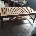 Bijzet tafel lounge set in teak, Ophalen of Verzenden, Zo goed als nieuw, Hout