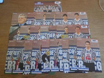 Sporting Charleroi 24 cartes années 90