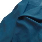 60313) 155x140cm geweven acetaat mode stof pruisisch blauw, Hobby & Loisirs créatifs, Tissus & Chiffons, Bleu, Enlèvement ou Envoi