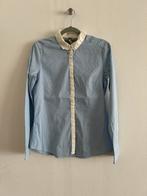 Blauw wit gestreepte stretch blouse H&M maat 38, Maat 38/40 (M), H&M, Blauw, Ophalen of Verzenden