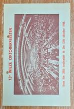 Flyer Wieze Oktoberfeesten 1968 Van Roy, Verzamelen, Ophalen of Verzenden, Gebruikt, Overige typen, Overige merken