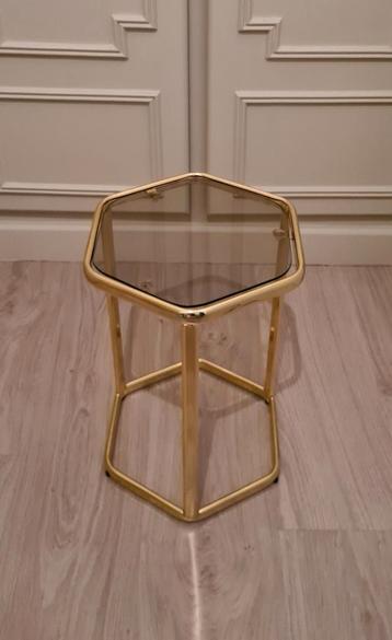 VINTAGE MESSING BIJZETTAFEL beschikbaar voor biedingen