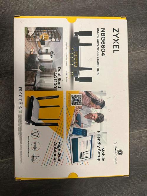Zyxel BG6604 routeur wifi double band NEUF, Computers en Software, Netwerk switches, Zo goed als nieuw, Ophalen of Verzenden