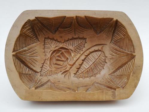 Mooie botervorm in hout - Frankrijk of België - 19de/20e E, Antiek en Kunst, Curiosa en Brocante, Ophalen