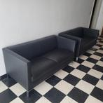 2x tweezit Walter Knoll Foster 500, 150 tot 200 cm, Minder dan 75 cm, Leer, Zo goed als nieuw