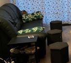 Canapé similicuir résistant et confortable !, Maison & Meubles, Canapés | Salons, Bois, Enlèvement, Utilisé, Trois personnes