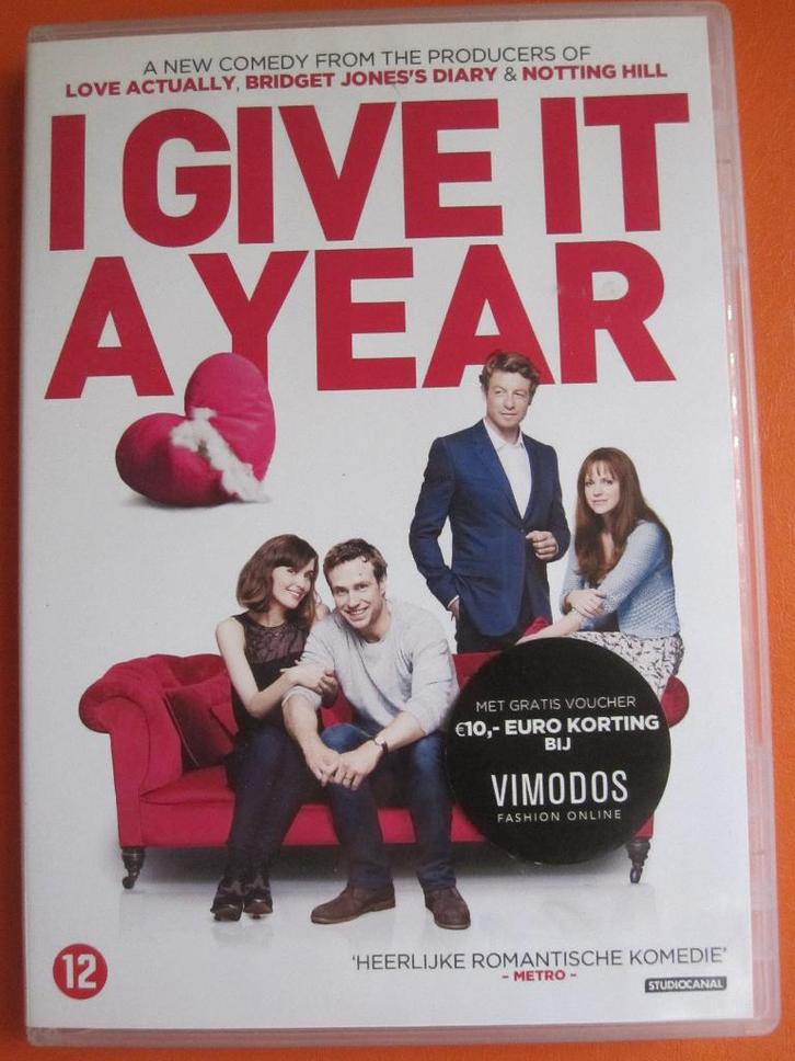I Give it a Year (2012), Cd's en Dvd's, Dvd's | Komedie, Zo goed als nieuw, Romantische komedie, Vanaf 12 jaar, Ophalen of Verzenden