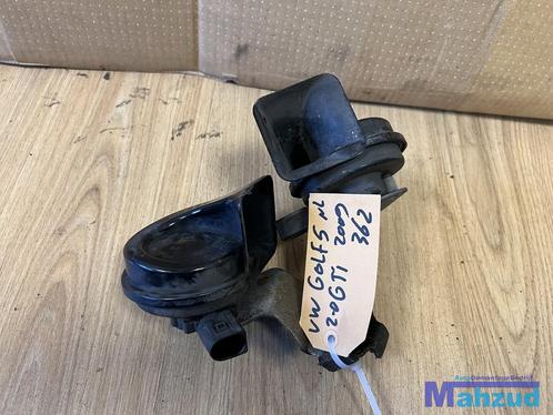 VW GOLF 5 GTI Dubbel toeter claxon 2003-2009, Auto-onderdelen, Elektronica en Kabels, Volkswagen, Gebruikt, Ophalen of Verzenden