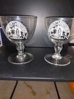 Oude bierglazen Tongerlo, Ophalen of Verzenden, Zo goed als nieuw, Bierglas