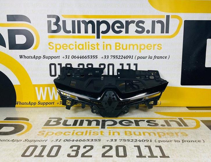 Grill Renault Clio MK4 622563184R Bumper Grill 2-M6-4144z, Auto-onderdelen, Overige Auto-onderdelen, Gebruikt, Ophalen of Verzenden
