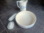 Garniture de lavabo en porcelaine 4 pièces, Antiquités & Art, Antiquités | Céramique & Poterie, Enlèvement