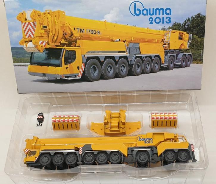 WSI Models Liebherr LTM 1750 9.1 BAUMA 2013 1:87 (H0), Hobby en Vrije tijd, Modelauto's | 1:87, Gebruikt, Hijskraan, Tractor of Landbouw