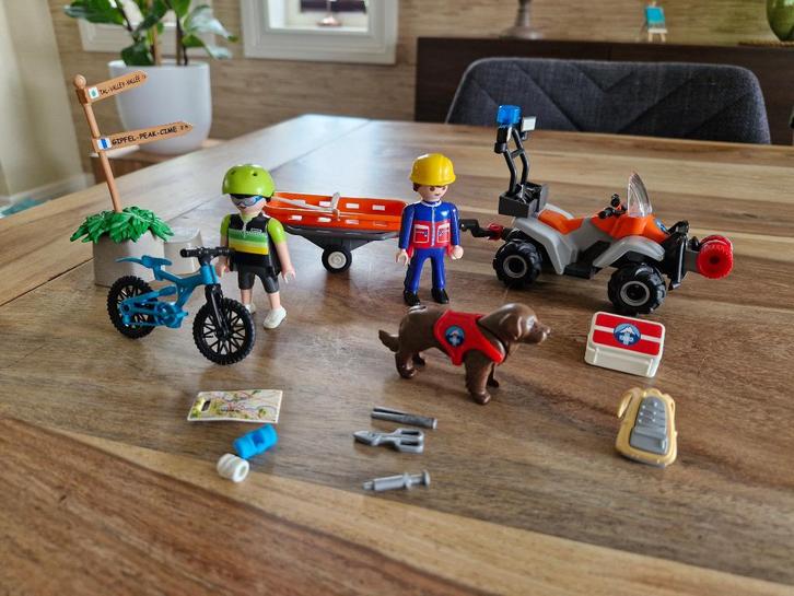 Playmobil rescue action mountain biker - 70662, Kinderen en Baby's, Speelgoed | Playmobil, Gebruikt, Ophalen of Verzenden