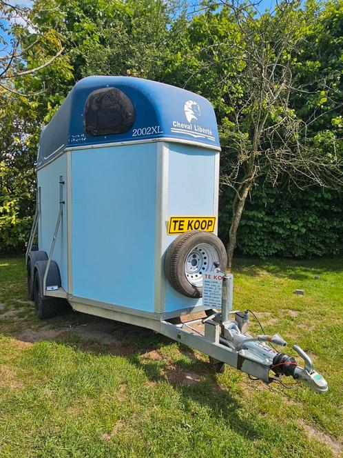 Gerenoveerde trailer 2 paard xl, Dieren en Toebehoren, Paarden en Pony's | Trailers en Aanhangwagens, Nieuw, 2-paards trailer