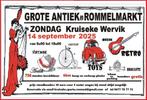 Grote antiek en rommelmarkt 750 standen 6km omloop kruiseke, Tickets en Kaartjes