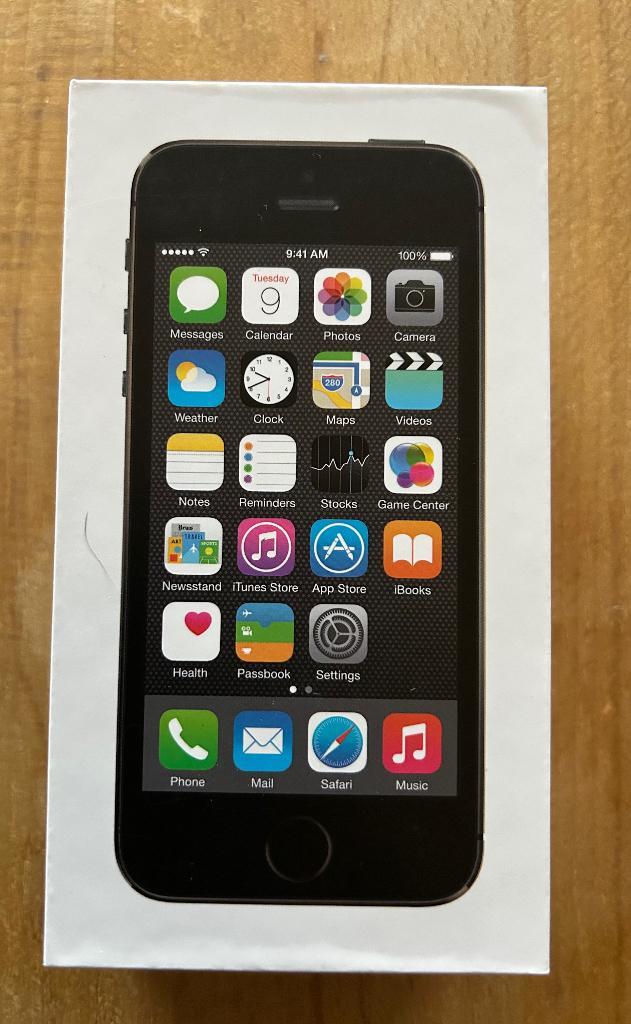 Apple iPhone 5S 32GB Space Gray (complet), Télécoms, Téléphonie mobile | Apple iPhone, Utilisé, 32 GB, Sans abonnement, Sans simlock
