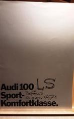 Audi 100  brochure, Maison & Meubles, Comme neuf, Enlèvement ou Envoi
