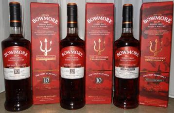 3 flessen whisky  'Devil's Cask' Bowmore beschikbaar voor biedingen