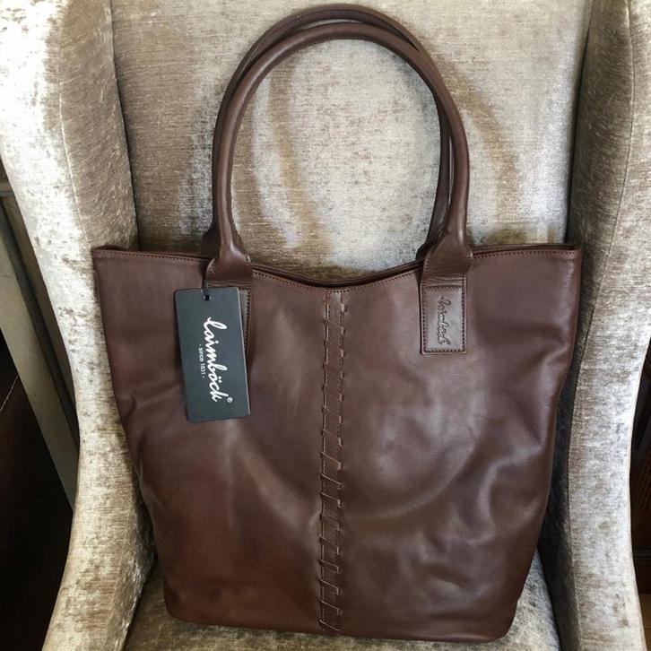 Leren tas shopper van cownappa Laimbock Oltarno handtas -50%, Bijoux, Sacs & Beauté, Sacs | Sacs Femme, Neuf, Shopper, Brun, Enlèvement ou Envoi