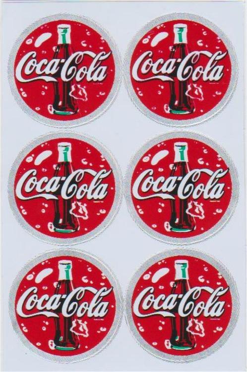 Coca Cola stickervel #3, Verzamelen, Merken en Reclamevoorwerpen, Nieuw, Verzenden