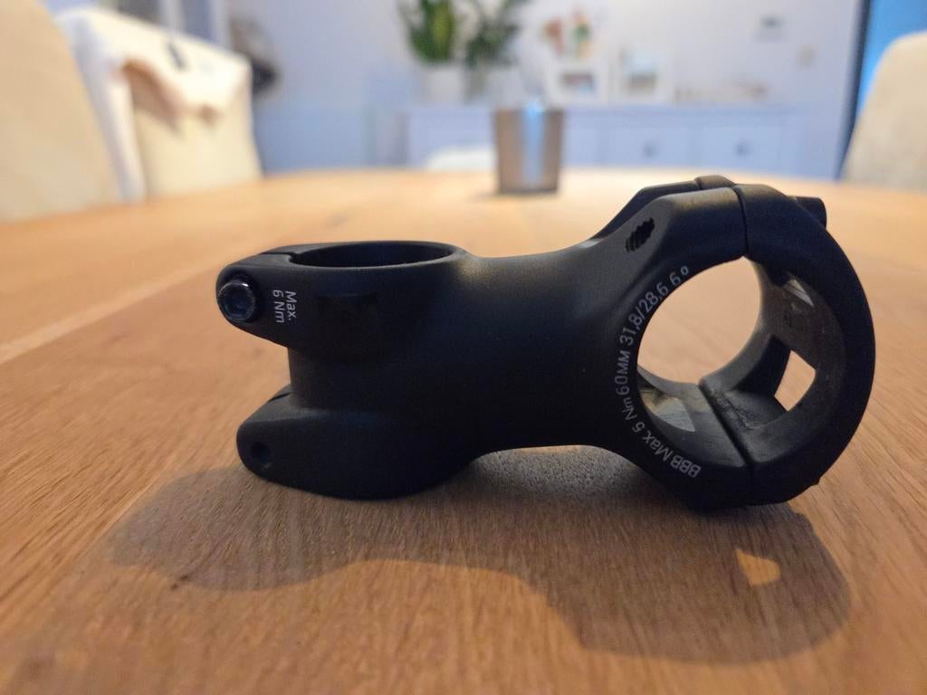 Stuurpen BBB 60mm. 6 graden., Fietsen en Brommers, Fietsaccessoires | Overige Fietsaccessoires, Ophalen of Verzenden, Zo goed als nieuw