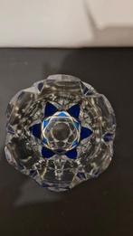 Val Saint-Lambert - Vase art déco signé bleu cobalt -, Enlèvement ou Envoi