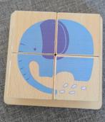 Blokpuzzel, Kinderen en Baby's, Ophalen of Verzenden, Zo goed als nieuw, Van hout, Minder dan 10 stukjes