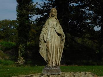 Statue de Marie - robuste - polystone - écru, Enlèvement ou Envoi