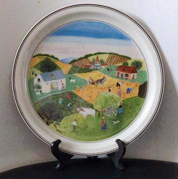 Villeroy & Boch | Sierbord | Gérard Laplau  'Zomer' beschikbaar voor biedingen