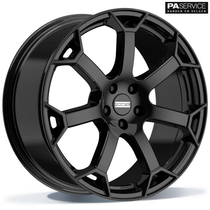 Nwe 19 inch Gloss Black Fondmetal Zephyrus velgen voor Audi, Auto-onderdelen, Banden en Velgen, Velg(en), 19 inch, Nieuw, Ophalen of Verzenden