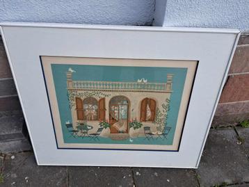 lithographie signe j p lorand beschikbaar voor biedingen