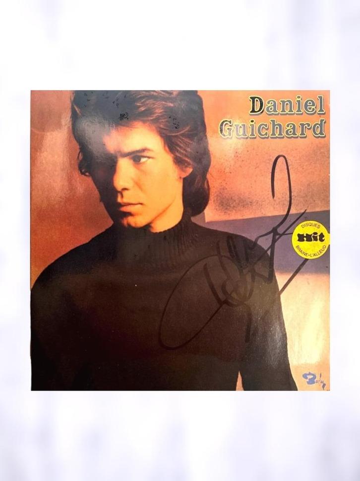 BARCLAY -Daniel Guichard — Daniel Guichard-gesigneerd met st, Cd's en Dvd's, Vinyl | Wereldmuziek, Gebruikt, Europees, 10 inch