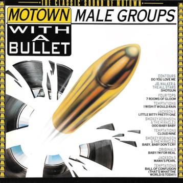 Motown Male Groups - With A Bullet Vinyl Lp/1984