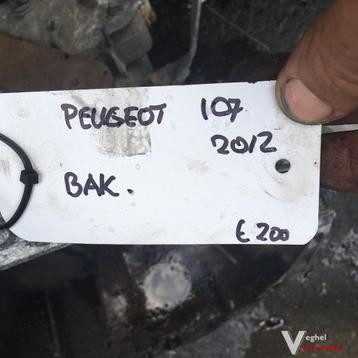 Peugeot 107 1.0 B 5drs 2012 2500073  Versnellingsbak  beschikbaar voor biedingen
