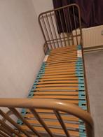 Bed, Huis en Inrichting, Slaapkamer | Bedden, Ophalen, Gebruikt, Eenpersoons, Bruin