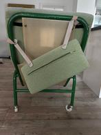 Vintage ligstoel, Tuin en Terras, Ophalen of Verzenden, Zo goed als nieuw, Metaal, Verrijdbaar