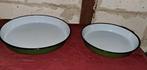Schaal schalen emaille schalen decoratie, Antiek en Kunst, Ophalen of Verzenden