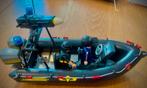 PLAYMOBIL: bateau de police, Ophalen of Verzenden, Zo goed als nieuw, Complete set