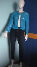 Cardigan Caroline Biss maat 42/44, Blauw, Maat 42/44 (L), Ophalen of Verzenden, Zo goed als nieuw